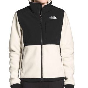 Northface Denali Two-toned (White and Black) XL Fleece